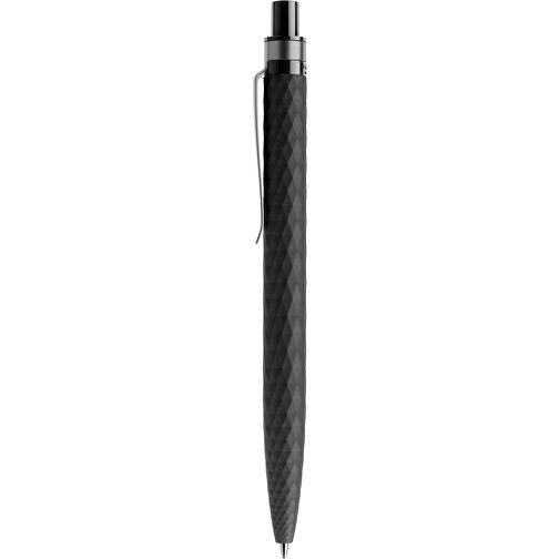 Prodir QS01 Soft Touch PRS Push Kugelschreiber , Prodir, schwarz/graphit, Kunststoff/Metall, 14,10cm x 1,60cm (Länge x Breite), Bild 2