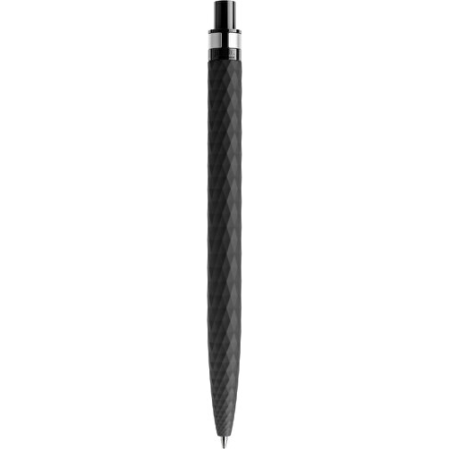 Prodir QS01 Soft Touch PRS Push Kugelschreiber , Prodir, schwarz/silber, Kunststoff/Metall, 14,10cm x 1,60cm (Länge x Breite), Bild 3