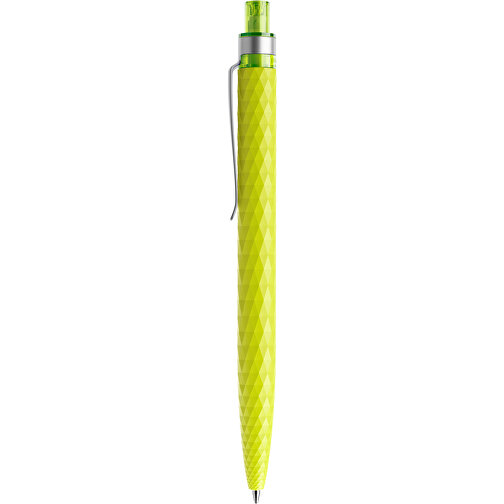 Prodir QS01 PMS Push Kugelschreiber , Prodir, gelbgrün, Kunststoff/Metall, 14,10cm x 1,60cm (Länge x Breite), Bild 2