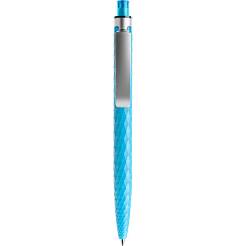 Prodir QS01 PMS Push Kugelschreiber , Prodir, cyanblau, Kunststoff/Metall, 14,10cm x 1,60cm (Länge x Breite), Bild 1