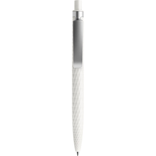 Prodir QS01 PMS Push Kugelschreiber , Prodir, weiß, Kunststoff/Metall, 14,10cm x 1,60cm (Länge x Breite), Bild 1