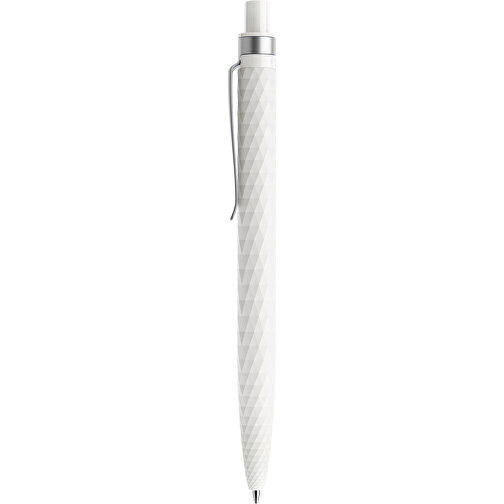 Prodir QS01 PMS Push Kugelschreiber , Prodir, weiß, Kunststoff/Metall, 14,10cm x 1,60cm (Länge x Breite), Bild 2