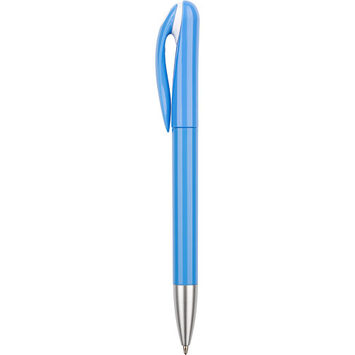 Kugelschreiber Halo , Promo Effects, blau / weiss, Kunststoff, 14,00cm (Länge), Bild 2