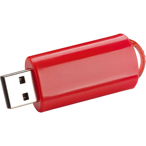 USB-Stick SPRING 3.0 32GB , Promo Effects MB , rot MB , 32 GB , Kunststoff MB , 10 - 45 MB/s MB , 5,80cm x 1,20cm x 2,10cm (Länge x Höhe x Breite), Bild 1
