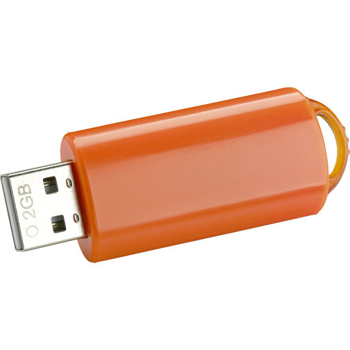USB-Stick SPRING 3.0 32GB , Promo Effects MB , orange MB , 32 GB , Kunststoff MB , 10 - 45 MB/s MB , 5,80cm x 1,20cm x 2,10cm (Länge x Höhe x Breite), Bild 1