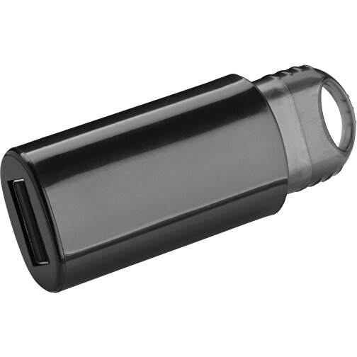 USB-Stick SPRING 3.0 16GB , Promo Effects MB , schwarz MB , 16 GB , Kunststoff MB , 10 - 45 MB/s MB , 5,80cm x 1,20cm x 2,10cm (Länge x Höhe x Breite), Bild 2