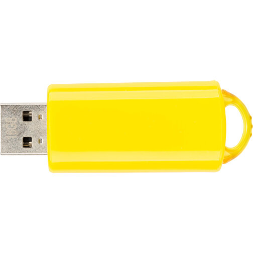 USB-Stick SPRING 32GB , Promo Effects MB , gelb MB , 32 GB , Kunststoff MB , 3 - 10 MB/s MB , 5,80cm x 1,20cm x 2,10cm (Länge x Höhe x Breite), Bild 4
