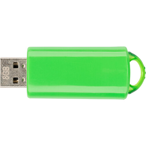 USB-Stick SPRING 64GB , Promo Effects MB , grün MB , 65 GB , Kunststoff MB , 3 - 10 MB/s MB , 5,80cm x 1,20cm x 2,10cm (Länge x Höhe x Breite), Bild 4