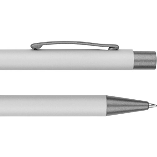 Kugelschreiber Seattle Soft Touch , Promo Effects, silber, Metall, 13,50cm x 0,80cm (Länge x Breite), Bild 4