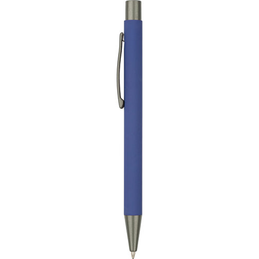 Kugelschreiber Seattle Soft Touch , Promo Effects, blau, Metall, 13,50cm x 0,80cm (Länge x Breite), Bild 2