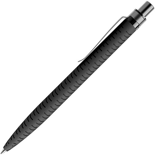 Prodir QS03 Soft Touch PRS Push Kugelschreiber , Prodir, schwarz/graphit satiniert, Kunststoff/Metall, 14,10cm x 1,60cm (Länge x Breite), Bild 4