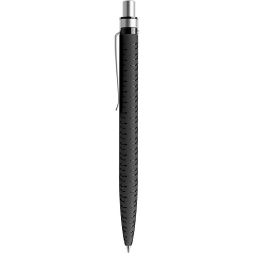 Prodir QS03 PMS Push Kugelschreiber , Prodir, schwarz/silber satiniert, Kunststoff/Metall, 14,10cm x 1,60cm (Länge x Breite), Bild 2