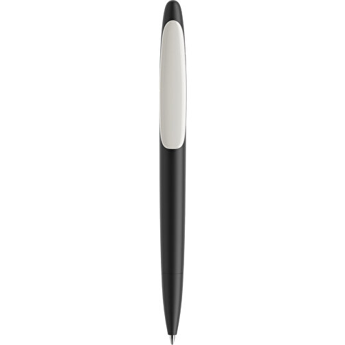 Prodir DS5 TRR Twist Kugelschreiber , Prodir, schwarz/weiß, Kunststoff, 14,30cm x 1,60cm (Länge x Breite), Bild 1