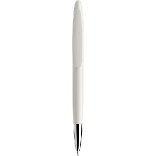Prodir DS5 TPC Twist Kugelschreiber , Prodir, weiß, Kunststoff/Metall, 14,30cm x 1,60cm (Länge x Breite), Bild 1