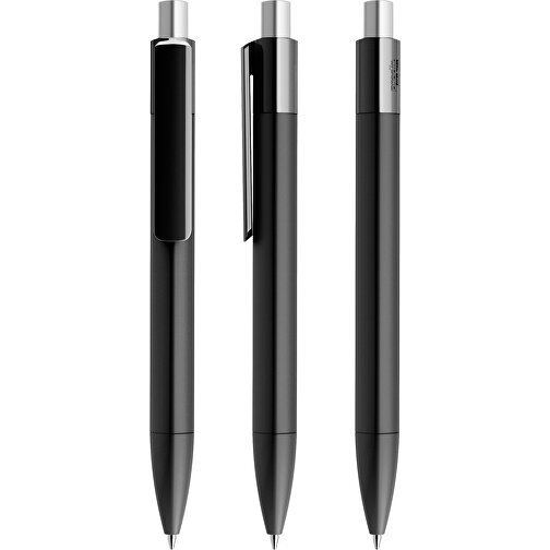 Prodir DS4 PMM Push Kugelschreiber , Prodir, schwarz / silber satiniert, Kunststoff, 14,10cm x 1,40cm (Länge x Breite), Bild 6