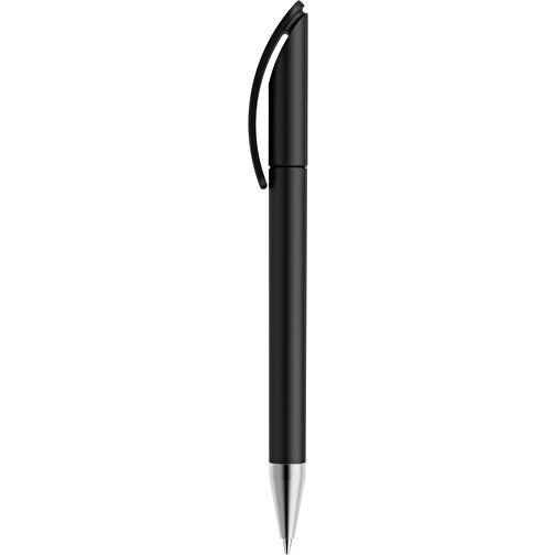 Prodir DS3 TMS Twist Kugelschreiber , Prodir, schwarz, Kunststoff/Metall, 13,80cm x 1,50cm (Länge x Breite), Bild 2