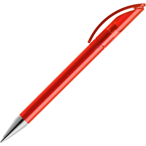 Prodir DS3 TFS Twist Kugelschreiber , Prodir, rot, Kunststoff/Metall, 13,80cm x 1,50cm (Länge x Breite), Bild 4