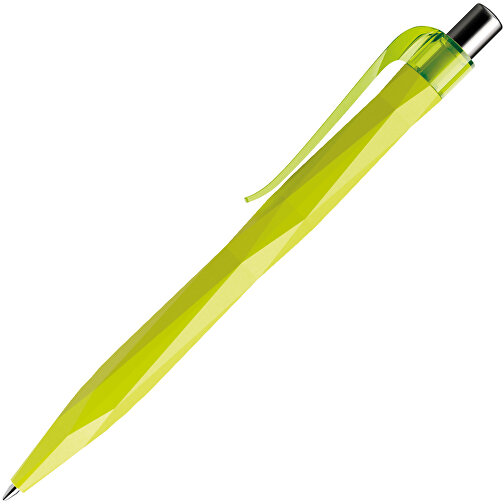 Prodir QS20 PRT Push Kugelschreiber , Prodir, gelbgrün / silber poliert, Kunststoff/Metall, 14,10cm x 1,60cm (Länge x Breite), Bild 4