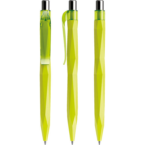 Prodir QS20 PRT Push Kugelschreiber , Prodir, gelbgrün / silber poliert, Kunststoff/Metall, 14,10cm x 1,60cm (Länge x Breite), Bild 6