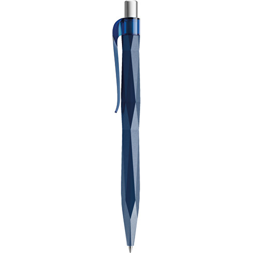 Prodir QS20 PRT Push Kugelschreiber , Prodir, sodalithblau / silber, Kunststoff/Metall, 14,10cm x 1,60cm (Länge x Breite), Bild 2