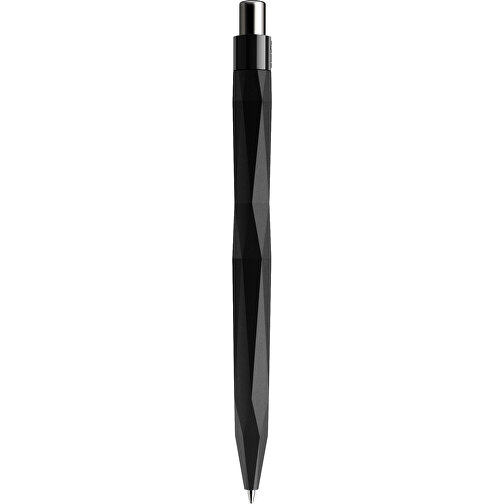 Prodir QS20 PMP Push Kugelschreiber , Prodir, schwarz / silber poliert, Kunststoff/Metall, 14,10cm x 1,60cm (Länge x Breite), Bild 3