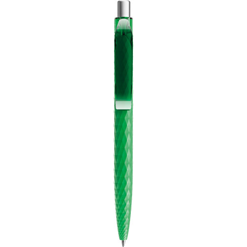 Prodir QS01 PRT Push Kugelschreiber , Prodir, hellgrün/silber satiniert, Kunststoff/Metall, 14,10cm x 1,60cm (Länge x Breite), Bild 1