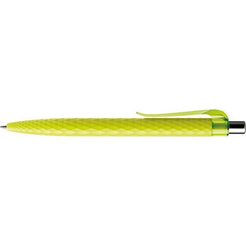 Prodir QS01 PRT Push Kugelschreiber , Prodir, gelbgrün/silber poliert, Kunststoff/Metall, 14,10cm x 1,60cm (Länge x Breite), Bild 5