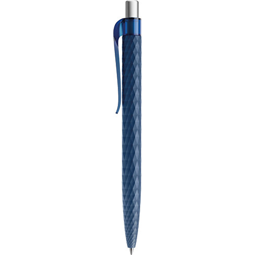Prodir QS01 PRT Push Kugelschreiber , Prodir, sodalithblau/silber, Kunststoff/Metall, 14,10cm x 1,60cm (Länge x Breite), Bild 2