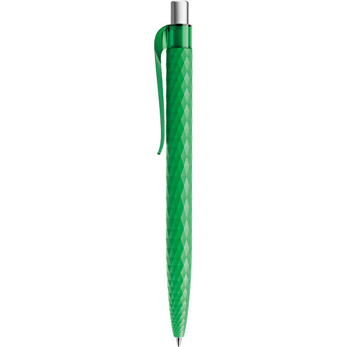 Prodir QS01 PMT Push Kugelschreiber , Prodir, hellgrün/silber satiniert, Kunststoff/Metall, 14,10cm x 1,60cm (Länge x Breite), Bild 2