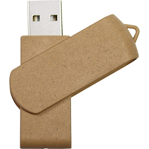 USB-Stick COVER 64GB , Promo Effects MB , natur MB , 65 GB , Kunststoff MB , 3 - 10 MB/s MB , 5,40cm x 0,85cm x 1,70cm (Länge x Höhe x Breite), Bild 1