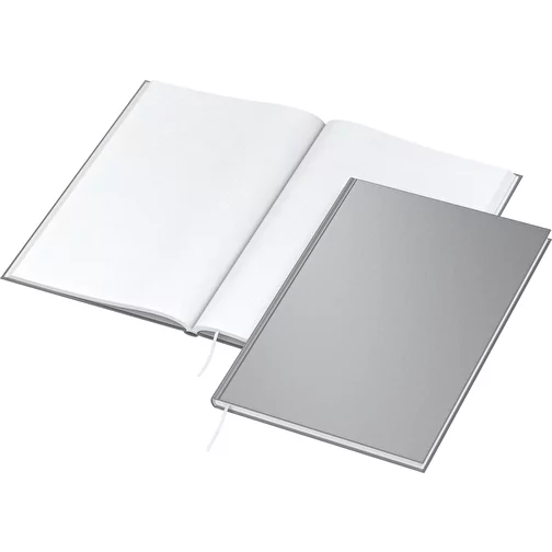 Carnet de notes Carnet de notes A4 Bestseller, argent mat, sérigraphie numérique, Image 2