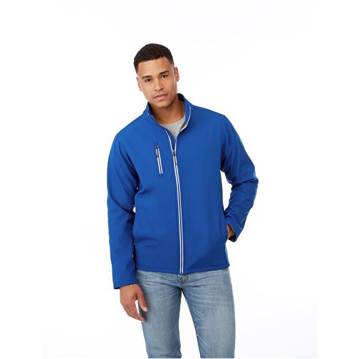 Orion Softshelljacke Für Herren , blau, Mechanisches Stretch Woven 100% Polyester, 250 g/m2, Bonding, Microfleece 100% Polyester, XS, , Bild 5