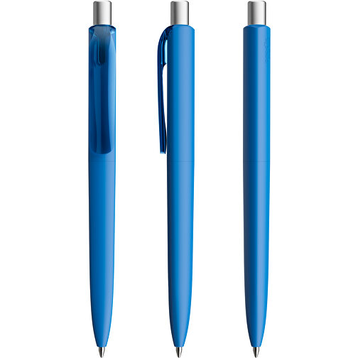 Prodir DS8 PRR Push Kugelschreiber , Prodir, true blue/silber satiniert, Kunststoff/Metall, 14,10cm x 1,50cm (Länge x Breite), Bild 6
