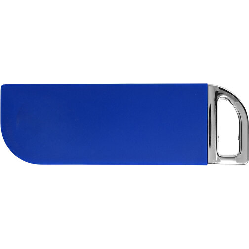 Swivel Rectangular USB-Stick , blau MB , 4 GB , Kunststoff MB , 5,40cm x 1,70cm x 0,70cm (Länge x Höhe x Breite), Bild 4