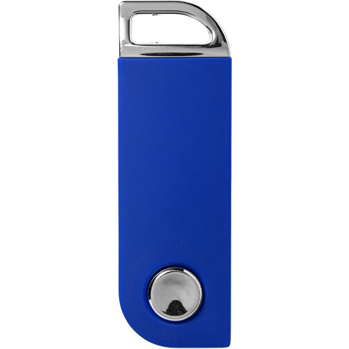 Swivel Rectangular USB-Stick , blau MB , 4 GB , Kunststoff MB , 5,40cm x 1,70cm x 0,70cm (Länge x Höhe x Breite), Bild 5