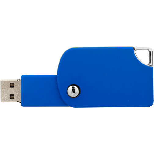 Swivel Square USB-Stick , blau MB , 8 GB , Kunststoff MB , 5,00cm x 3,10cm x 1,00cm (Länge x Höhe x Breite), Bild 7