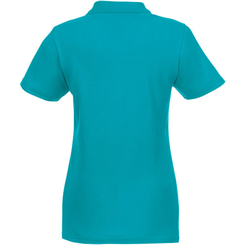 Helios Poloshirt Für Damen , aquablau, Piqué Strick 100% BCI Baumwolle, 180 g/m2, XL, , Bild 4