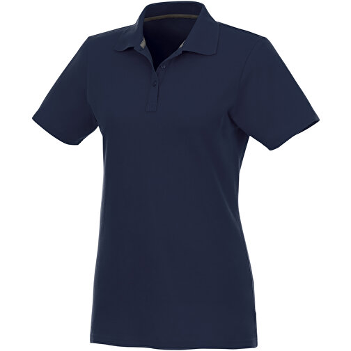 Helios Poloshirt Für Damen , navy, Piqué Strick 100% BCI Baumwolle, 180 g/m2, L, , Bild 1