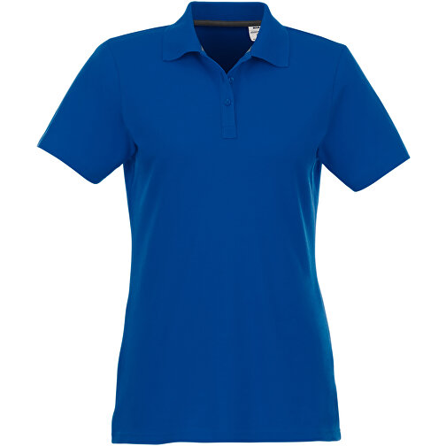 Helios Poloshirt Für Damen , blau, Piqué Strick 100% BCI Baumwolle, 180 g/m2, L, , Bild 4