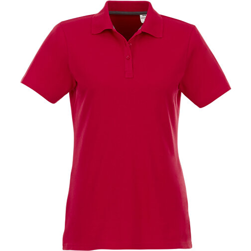 Helios Poloshirt Für Damen , rot, Piqué Strick 100% BCI Baumwolle, 180 g/m2, XXL, , Bild 4