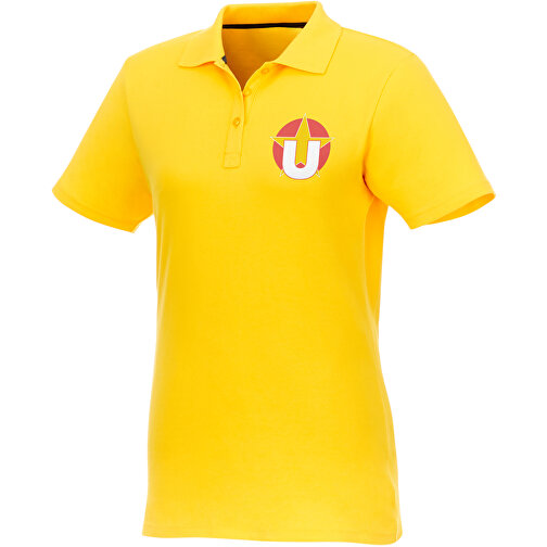 Helios Poloshirt Für Damen , gelb, Piqué Strick 100% BCI Baumwolle, 180 g/m2, XXL, , Bild 2