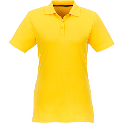 Helios Poloshirt Für Damen , gelb, Piqué Strick 100% BCI Baumwolle, 180 g/m2, XXL, , Bild 4