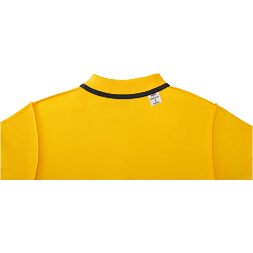 Helios Poloshirt Für Damen , gelb, Piqué Strick 100% BCI Baumwolle, 180 g/m2, M, , Bild 6