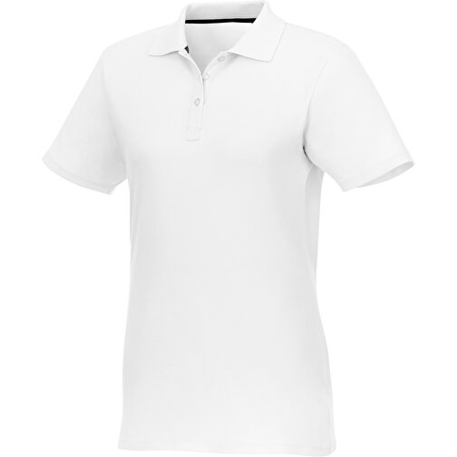Helios Poloshirt Für Damen , weiß, Piqué Strick 100% BCI Baumwolle, 180 g/m2, XXL, , Bild 1