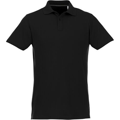 Helios Poloshirt Für Herren , schwarz, Piqué Strick 100% BCI Baumwolle, 180 g/m2, XXL, , Bild 4