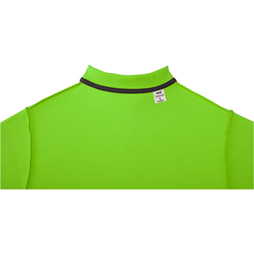 Helios Poloshirt Für Herren , apfelgrün, Piqué Strick 100% BCI Baumwolle, 180 g/m2, XXL, , Bild 4
