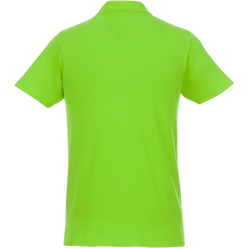 Helios Poloshirt Für Herren , apfelgrün, Piqué Strick 100% BCI Baumwolle, 180 g/m2, S, , Bild 3