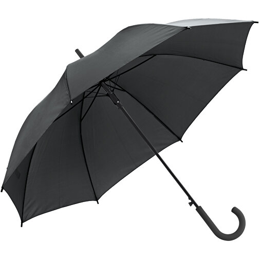 MICHAEL. Schirm Aus 190T-Polyester Mit Gummiertem Griff , schwarz, 190T Polyester, , Bild 1