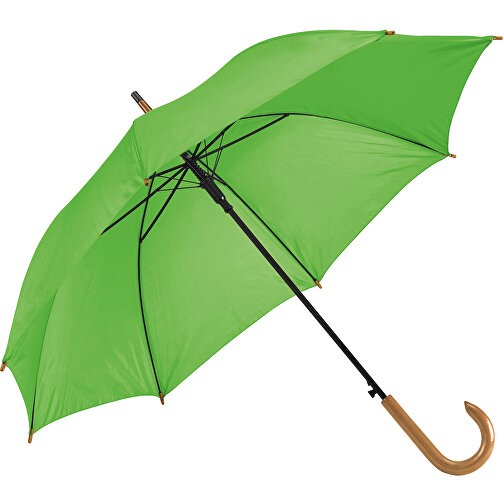 PATTI. Regenschirm Aus 190T-Polyester Mit Automatischer Öffnung , hellgrün, 190T Polyester, , Bild 1