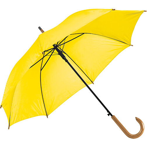 PATTI. Regenschirm Aus 190T-Polyester Mit Automatischer Öffnung , gelb, 190T Polyester, , Bild 1